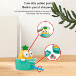 ⁦وناسة مكتب علي شكل جزرة بثلاث درجات اضاءة قابل لإعادة الشحن بيو اس بي⁩ - الصورة ⁦2⁩