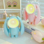 وناسة مكتب ميني شكل أرنب باضاءة ورم تعمل بالبطارية