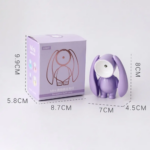 ⁦وناسة مكتب ميني شكل أرنب باضاءة ورم تعمل بالبطارية⁩ - الصورة ⁦8⁩