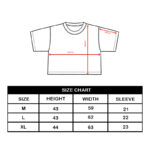 ⁦Pop art face portrait كروب توب اوفر سايز قطن باللون الأبيض⁩ - الصورة ⁦2⁩