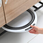 ⁦باسكت غسيل سيليكون دائري الشكل قابل للطي وبيد لسهولة الحمل⁩ - الصورة ⁦3⁩