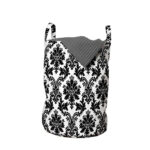 باسكت غسيل ووتر بروف من القماش بسعة كبيرة قابل للطي 50 سم - الصورة 5