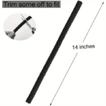 ⁦حامي رف الفرن السيليكون مقاوم للحرارة اثناء الطهي _ قطعتين⁩ - الصورة ⁦6⁩