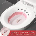 ⁦حوض تواليت لعمل حمام دافئ ولعلاج البواسير وفترة ما بعد الولادة مع شطاف محمول⁩ - الصورة ⁦6⁩