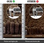 ⁦دواسة حمام وبانيو مقاس 40 * 60 سم من القطيفة الناعمة مانعة للانزلاق والامتصاص⁩ - الصورة ⁦4⁩