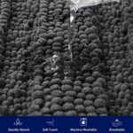 ⁦دواسة حمام وبانيو من القطيفة الناعمة مانعة للانزلاق مقاس 50 * 80 سم⁩ - الصورة ⁦6⁩