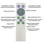 ⁦روبوت منظف للشبابيك والزجاج بريموت كنترول 100 _ 240 فولت⁩ - الصورة ⁦5⁩