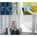 ⁦روبوت منظف للشبابيك والزجاج بريموت كنترول 100 _ 240 فولت⁩ - الصورة ⁦8⁩