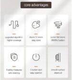 ⁦روبوت منظف للشبابيك والزجاج بريموت كنترول 100 _ 240 فولت⁩ - الصورة ⁦6⁩