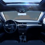 ⁦شماسة فامية للزجاج الأمامي للسيارة لحجب حرارة الشمس والحفاظ علي التابلوه من التشققات قابلة للسحب⁩ - الصورة ⁦9⁩