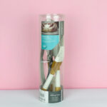 ⁦طقم توزيع سيليكون بيد خشب 4 قطع⁩ - الصورة ⁦4⁩