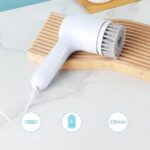 ⁦فرشة تنظيف دوارة بـ 5 رؤوس مختلفة مع شاشة ديجيتال ومنفذ يو اس بي لتنظيف الأطباق والأكواب⁩ - الصورة ⁦6⁩