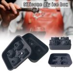 قالب سيليكون على شكل جمجمة لعمل مكعبات ثلج مميزة لمشروباتك - الصورة 4