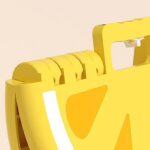 كرسي أطفال شكل ليمونة قابل للطي بيد لسهولة حمله - الصورة 6