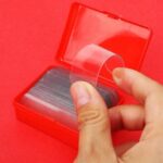 ⁦مجموعة دبل فيس شفاف 60 قطعة لتثبيت الاغراض بدون حفر - مناسب لثبيت الطرح⁩ - الصورة ⁦4⁩