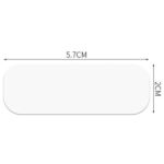 ⁦مجموعة دبل فيس شفاف 60 قطعة لتثبيت الاغراض بدون حفر - مناسب لثبيت الطرح⁩ - الصورة ⁦9⁩