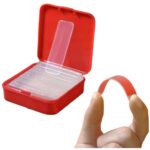 ⁦مجموعة دبل فيس شفاف 60 قطعة لتثبيت الاغراض بدون حفر - مناسب لثبيت الطرح⁩ - الصورة ⁦6⁩