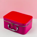 ⁦مجموعة شنط منظمة لادوات التجميل من الجلد 3 قطع⁩ - الصورة ⁦3⁩