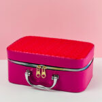 ⁦مجموعة شنط منظمة لادوات التجميل من الجلد 3 قطع⁩ - الصورة ⁦4⁩