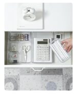 ⁦مجموعة منظمات ادراج اكليريك شفافة 9 قطع بمقاسات مختلفة⁩ - الصورة ⁦6⁩