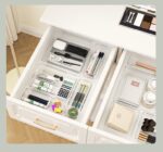 ⁦مجموعة منظمات ادراج اكليريك شفافة 9 قطع بمقاسات مختلفة⁩ - الصورة ⁦3⁩