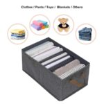 ⁦منظم ملابس وتربروف لترتيب الملابس داخل الأدراج والدواليب بيد قابل للطي⁩ - الصورة ⁦5⁩