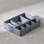 ⁦منظم ملابس ووتربروف 7 خانات للدواليب والادراج قابل للطي⁩ - الصورة ⁦5⁩