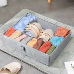 ⁦منظم ملابس ووتربروف 7 خانات للدواليب والادراج قابل للطي⁩ - الصورة ⁦6⁩