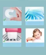 ⁦U فرشة أسنان كهربائية للأطفال  بتصميم كرتوني على شكل حرف⁩ - الصورة ⁦7⁩