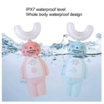 ⁦U فرشة أسنان كهربائية للأطفال  بتصميم كرتوني على شكل حرف⁩ - الصورة ⁦10⁩