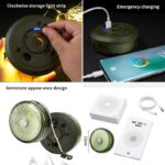 ⁦USB كشاف ليد وباور بانك 3*1 بسلسة اضاءة قابلة للسحب مع 8 اضاءات مختلفة⁩ - الصورة ⁦3⁩