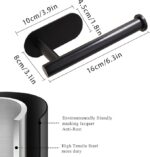 ⁦حامل معدني ذاتي اللصق لمناديل وفوط الحمام⁩ - الصورة ⁦7⁩