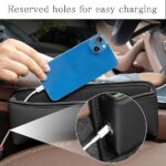 ⁦حامل ومنظم جوانب مقعد السيارة من الجلد⁩ - الصورة ⁦5⁩