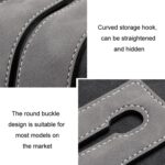 ⁦خطاف جلد مزودح لمسند كرسي السيارة لحمل الحقائب والموبايل⁩ - الصورة ⁦9⁩