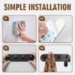 ⁦شماعة ميني معدن ب 4 هوك لتعليق الملابس والشنط⁩ - الصورة ⁦6⁩