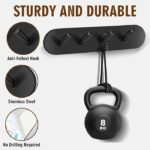 ⁦شماعة ميني معدن ب 4 هوك لتعليق الملابس والشنط⁩ - الصورة ⁦7⁩