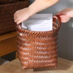 ⁦طقم باسكت تخزين 3 قطع بمقاسات مختلفة منسوج من الرتان⁩ - الصورة ⁦3⁩