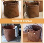 ⁦طقم باسكت تخزين 3 قطع بمقاسات مختلفة منسوج من الرتان⁩ - الصورة ⁦9⁩