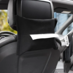 ⁦علبة مناديل قطيفة بحزام تركب علي كرسي او مسند السيارة⁩ - الصورة ⁦4⁩