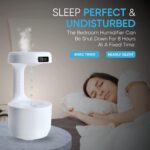 ⁦فواحة ومرطب عكس الجاذبية مضيئة بشاشة ليد لعرض الوقت - تعمل بالشحن⁩ - الصورة ⁦8⁩