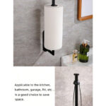 ⁦حامل معدني للفوط والمناديل بتصميم انيق متعددة الاستخدامات⁩ - الصورة ⁦8⁩