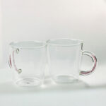 ⁦مج زجاج شفاف بيد جليتر 450 ملي لشرب وتقديم المشروبات بشكل شيك⁩ - الصورة ⁦4⁩