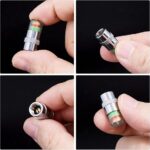 ⁦سنسور لقياس ضغط هواء اطارات السيارات والدراجات النارية والاسكوتر 4 قطع⁩ - الصورة ⁦3⁩