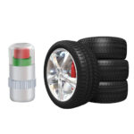 ⁦سنسور لقياس ضغط هواء اطارات السيارات والدراجات النارية والاسكوتر 4 قطع⁩ - الصورة ⁦11⁩