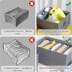 ⁦منظم ملابس وتربروف مقسم  4 خانات قابل للطي بيد لسهولة الحمل⁩ - الصورة ⁦7⁩