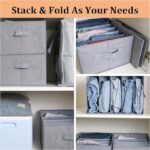 ⁦منظم ملابس وتربروف مقسم  4 خانات قابل للطي بيد لسهولة الحمل⁩ - الصورة ⁦8⁩