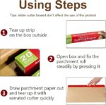 ⁦رول ورق زبده لعدم التصاق الطعام في الصواني  والايرفراير مقاس 10 متر * 30 سم⁩ - الصورة ⁦3⁩