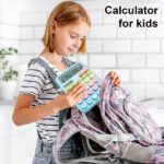 ⁦الة حاسبة ديجيتال ملونة بتصميم جذاب⁩ - الصورة ⁦9⁩