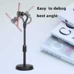 ⁦حامل موبايل مكتبي قابل للتعديل بدوران 360 درجة مناسب لجميع انواع الموبايلات⁩ - الصورة ⁦5⁩