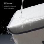 ⁦صندوق تخزين قابل للطي بغطاء مزدوج لتنظيم الملابس والبناطيل بيد لسهولة الحمل⁩ - الصورة ⁦6⁩